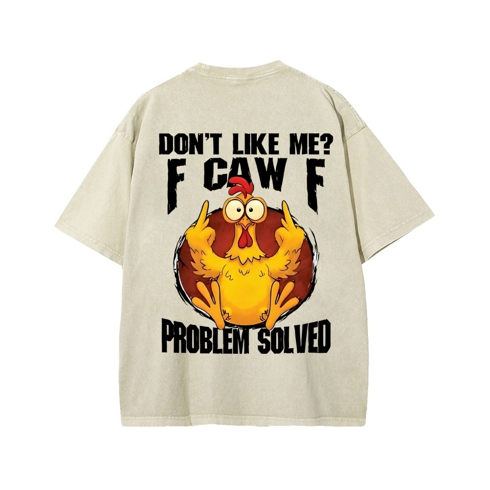 Unisex Custom Year Don't Like Me? Printed Washed Tee