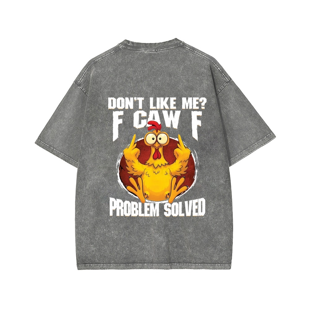 Unisex Custom Year Don't Like Me? Printed Washed Tee