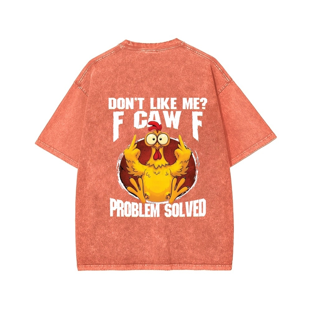 Unisex Custom Year Don't Like Me? Printed Washed Tee