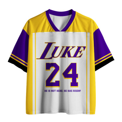 Luke 24 He Is Risen Christian Mesh Jersey