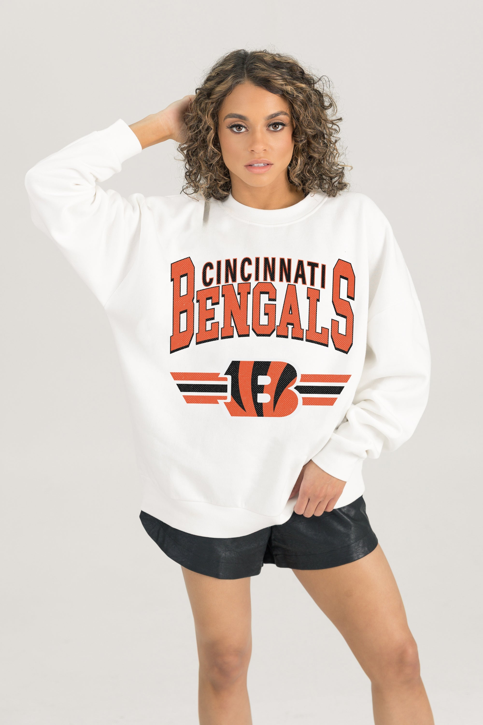 CINCINNATI BENGALS SWIFT STRIKE PREMIUM FLEECE CREWNECK Sweatshirt