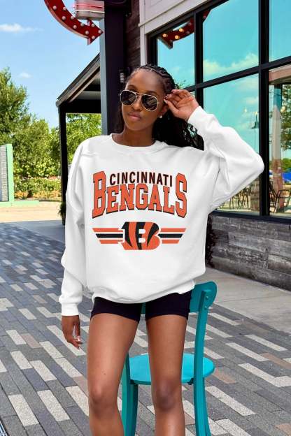 CINCINNATI BENGALS SWIFT STRIKE PREMIUM FLEECE CREWNECK Sweatshirt