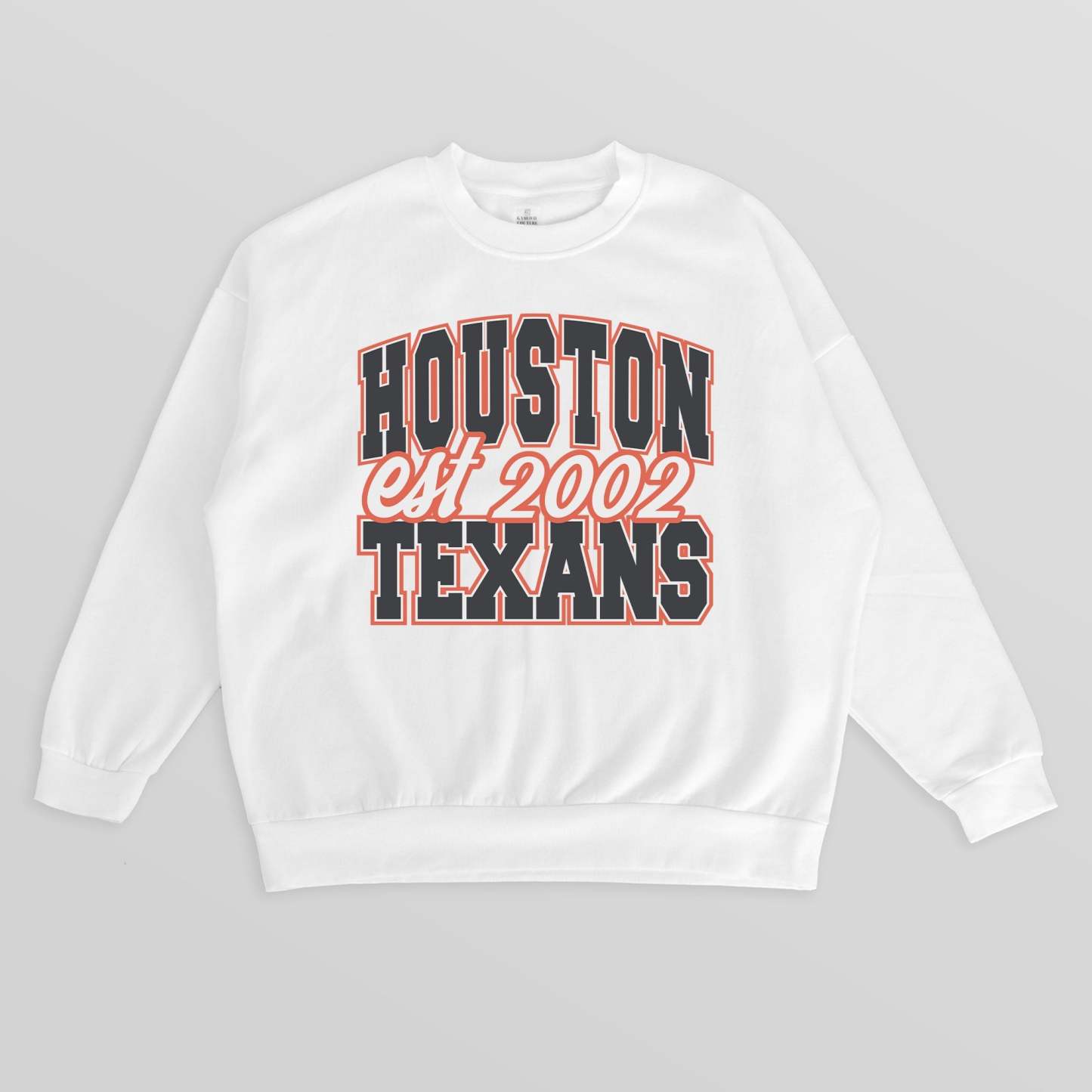 HOUSTON TEXANS FADED FORMATION PREMIUM FLEECE CREWNECK Sweatshirt