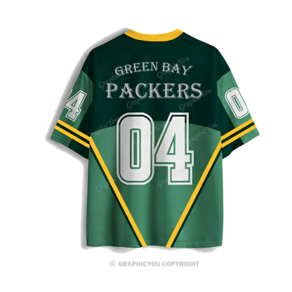 Cusctom Number Green Bay Packing  Jersey Shirts