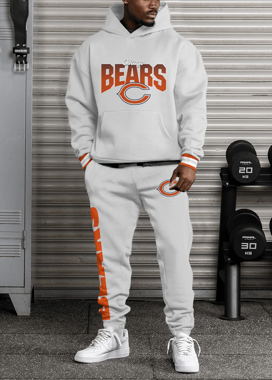 Chicago Bears NFL Sport Hoodie Tracksuit Style 432