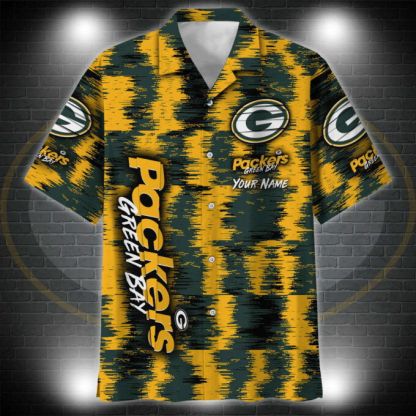 Green Bay Packers Hawaii Shirt Custom Your Name, Sport 3D Shirt, Gift For Fan EHIVM-57494