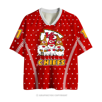 Cusctom Number Kansas City Chiefs Jersey Shirts
