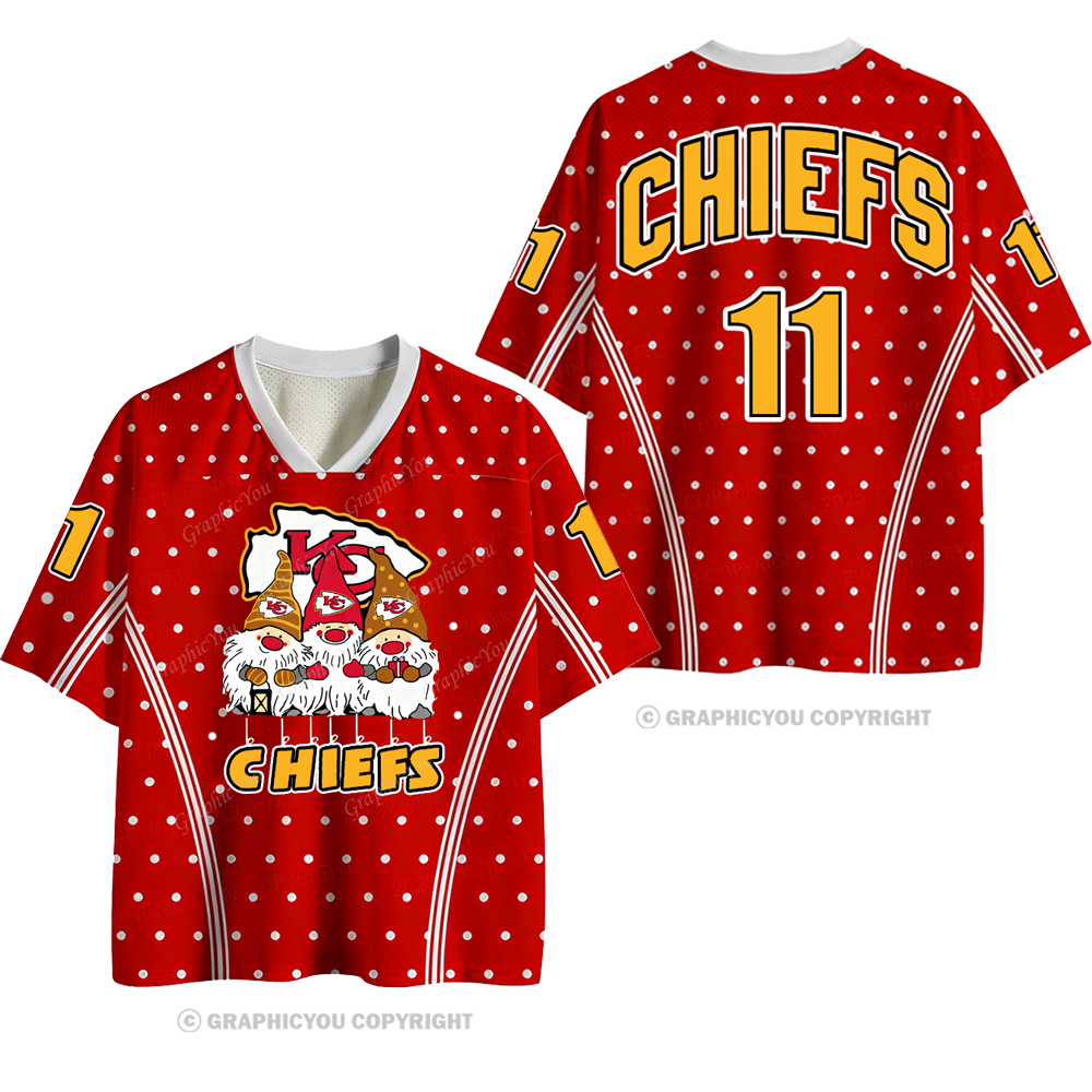 Cusctom Number Kansas City Chiefs Jersey Shirts