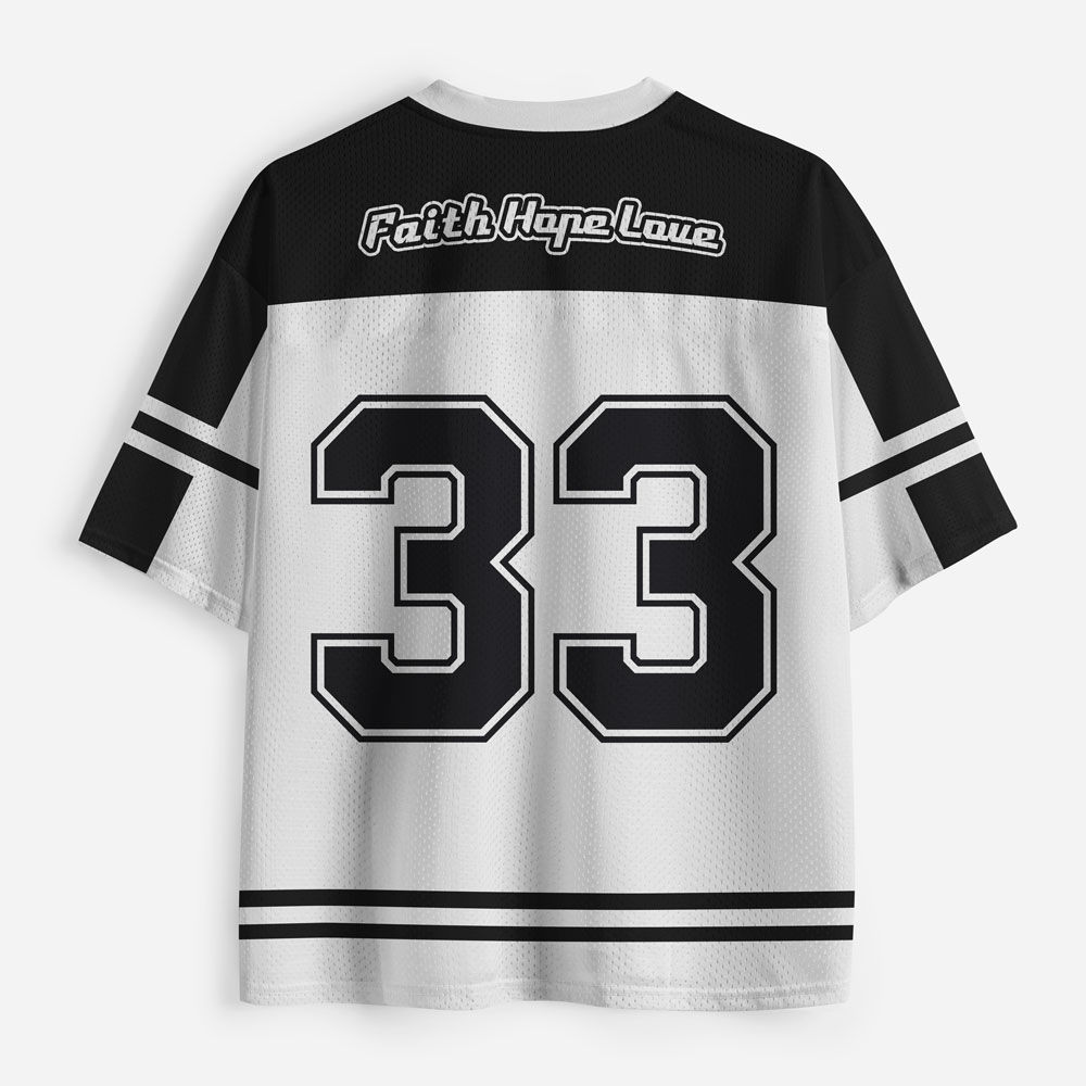 Fairh Hope Love Classic Christian Mesh Jersey