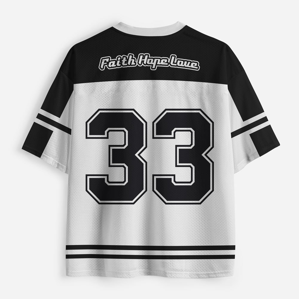 Fairh Hope Love Classic Christian Mesh Jersey