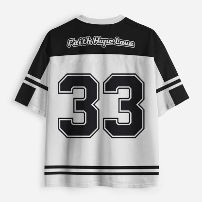 Fairh Hope Love Classic Christian Mesh Jersey