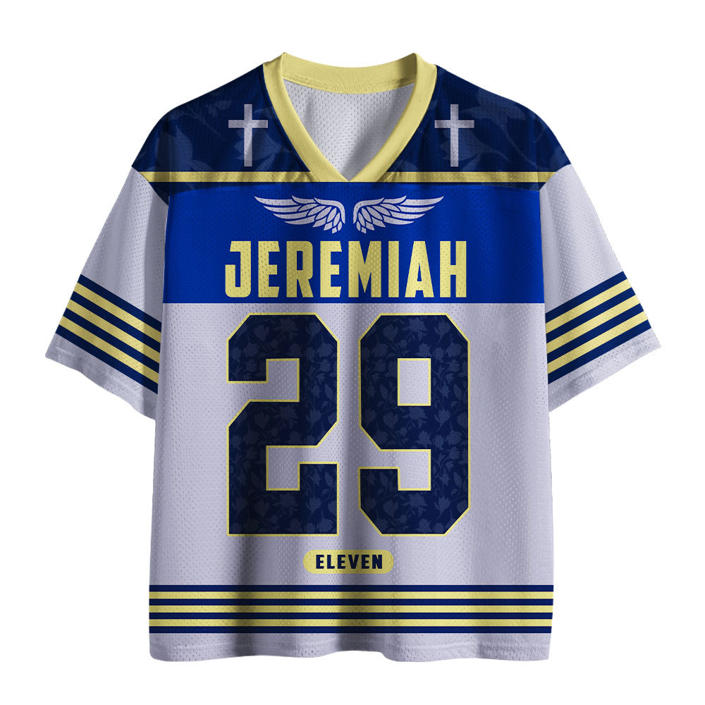 For I Know The Plan I Have For You Christian Mesh Jersey