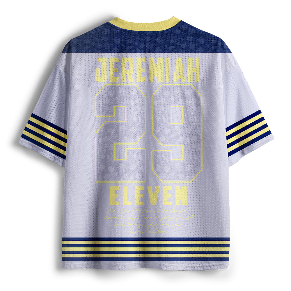 For I Know The Plan I Have For You Christian Mesh Jersey