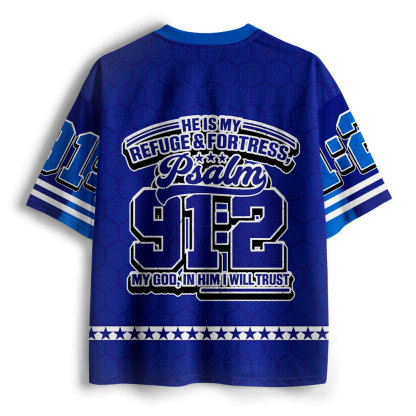He Is My Refuge And Fortress Christian Mesh Jersey