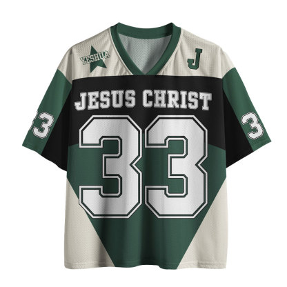 Jesus 33 Christian Mesh Jersey