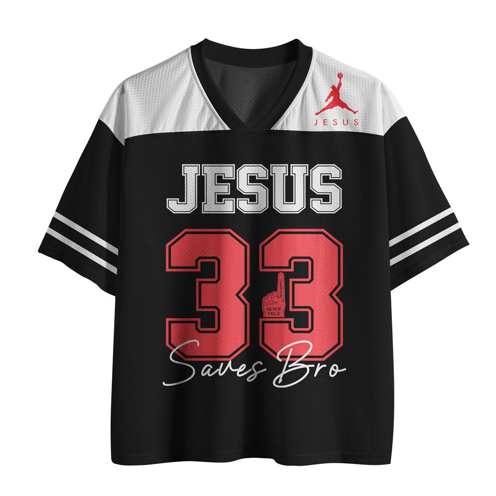Jesus 33 Christian Mesh Jersey