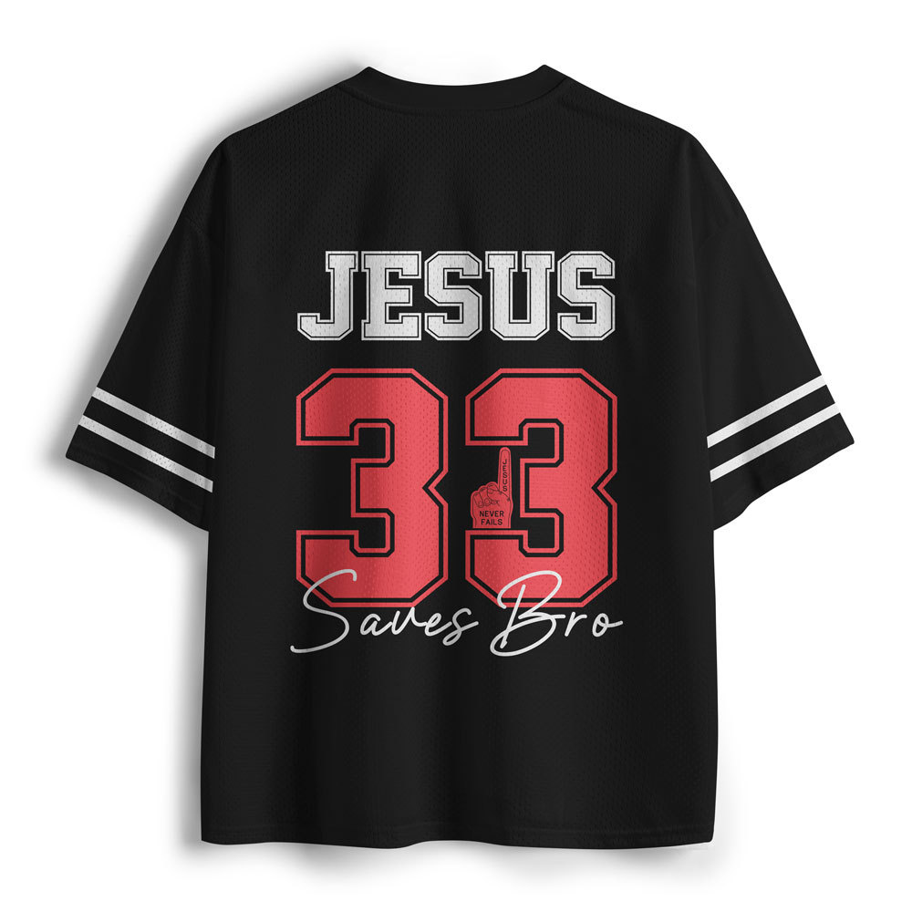 Jesus 33 Christian Mesh Jersey