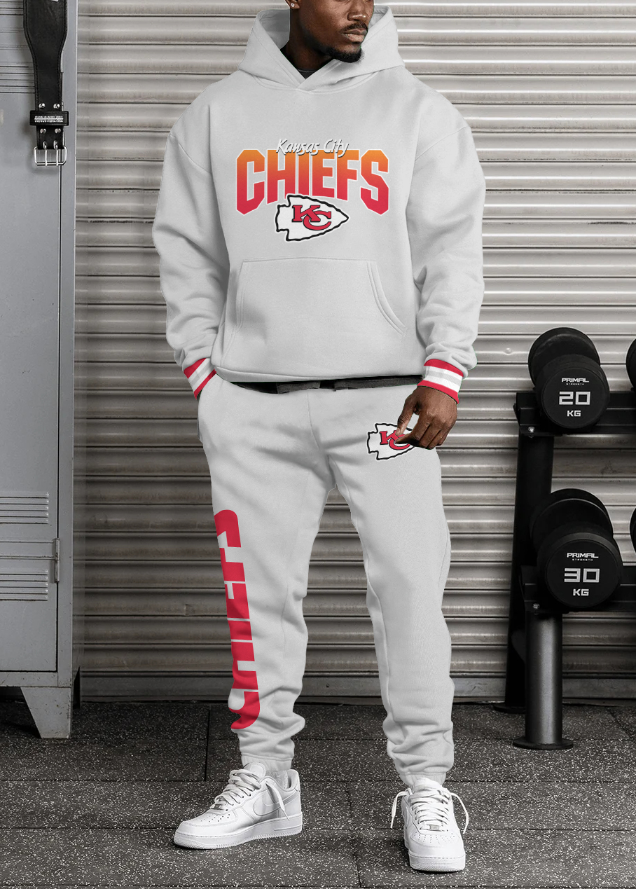 Kansas City Chiefs NFL Sport Hoodie Tracksuit Style 437
