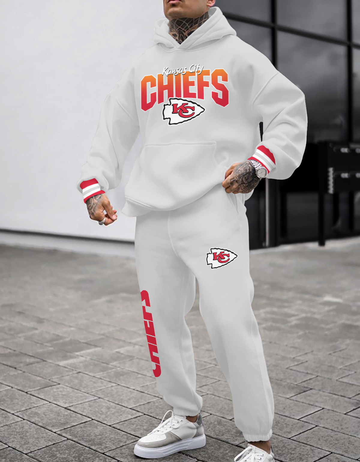 Kansas City Chiefs NFL Sport Hoodie Tracksuit Style 437