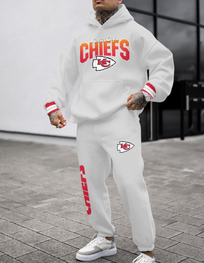 Kansas City Chiefs NFL Sport Hoodie Tracksuit Style 437