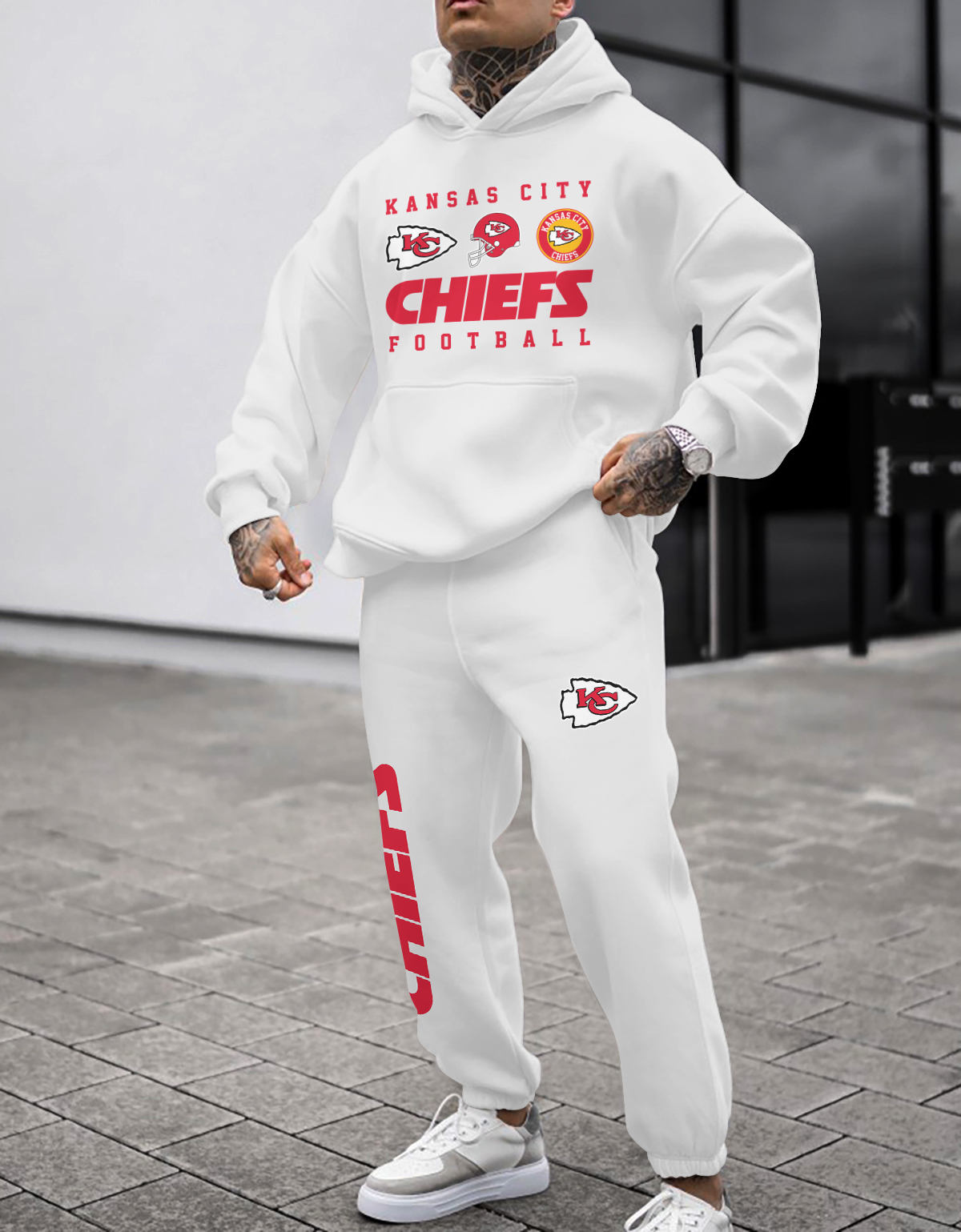 Kansas City Chiefs NFL Sport Hoodie Tracksuit Style 450