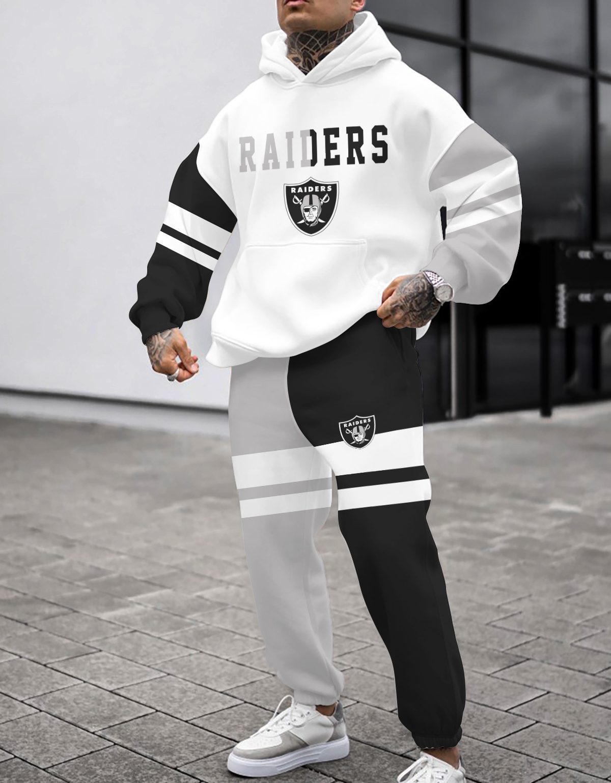 Las Vegas Raiders NFL Sport Hoodie Tracksuit Style 425