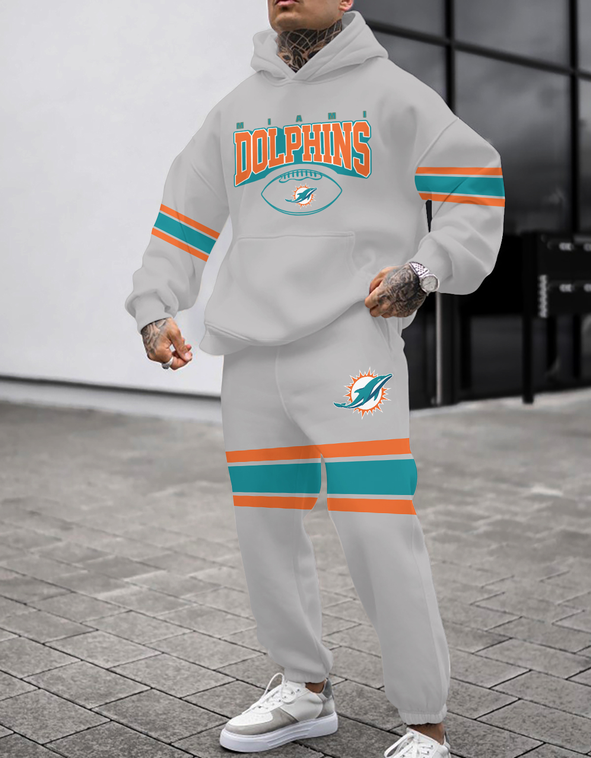 Miami Dolphins NFL Sport Hoodie Tracksuit Style 452