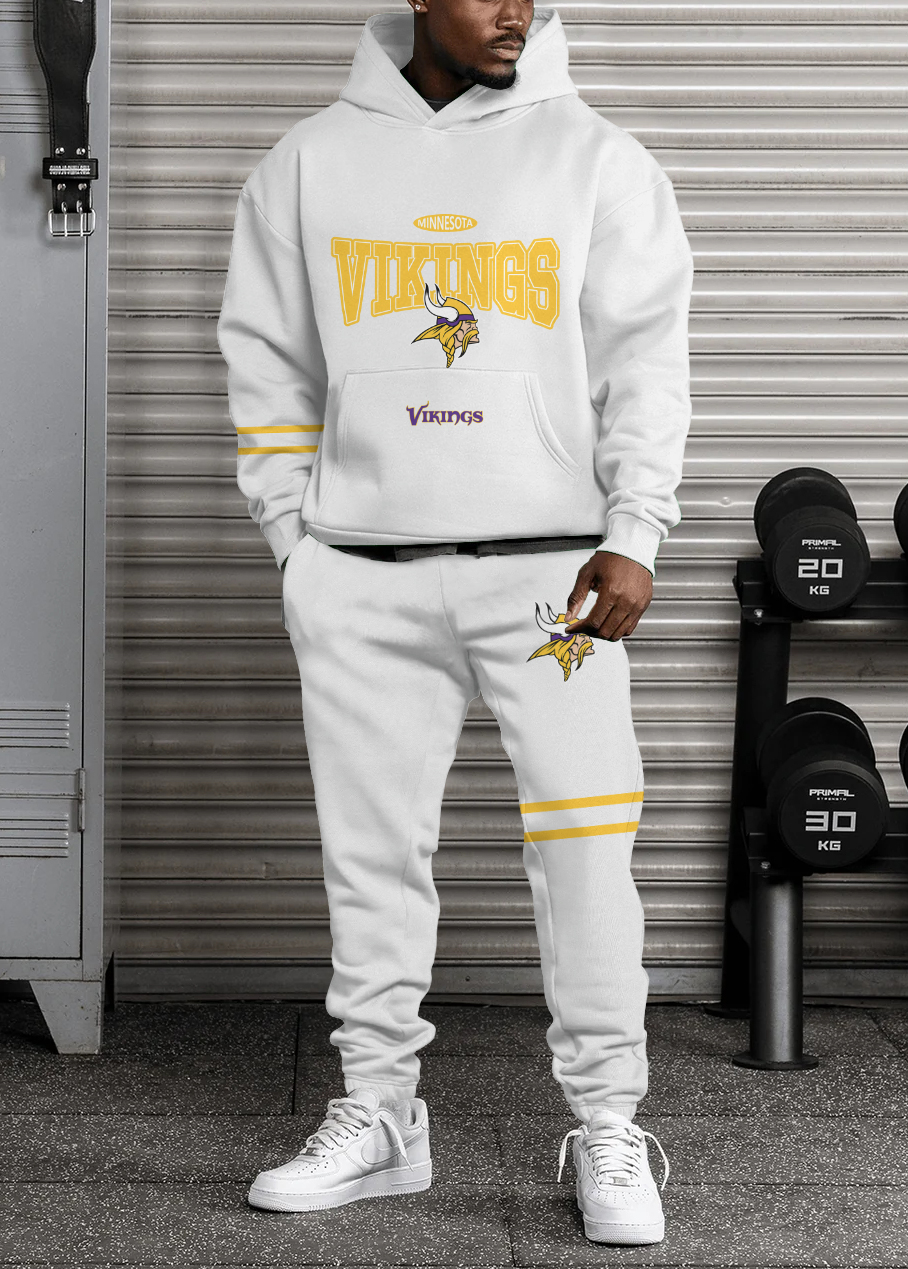 Minnesota Vikings NFL Sport Hoodie Tracksuit Style 439