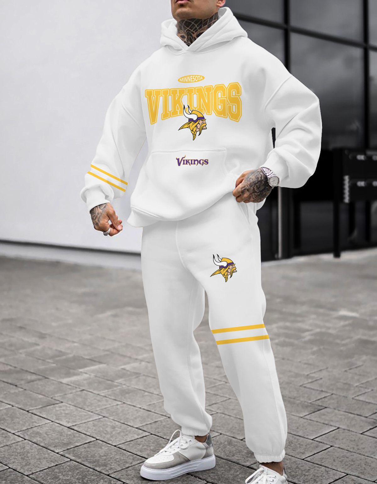 Minnesota Vikings NFL Sport Hoodie Tracksuit Style 439