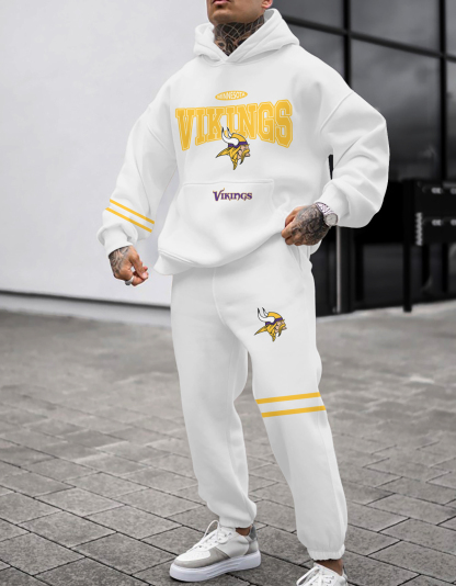 Minnesota Vikings NFL Sport Hoodie Tracksuit Style 439