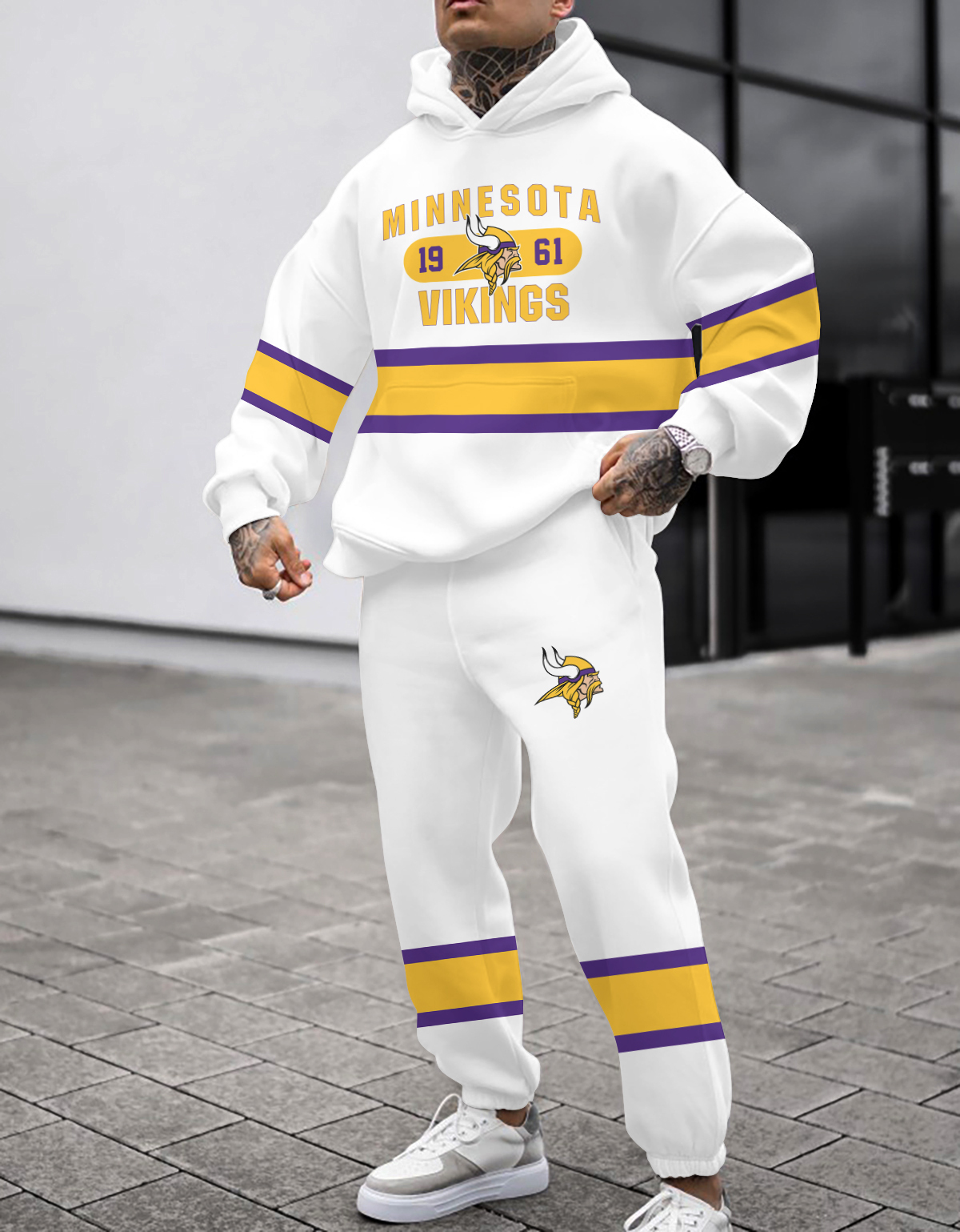 Minnesota Vikings NFL Sport Hoodie Tracksuit Style 470