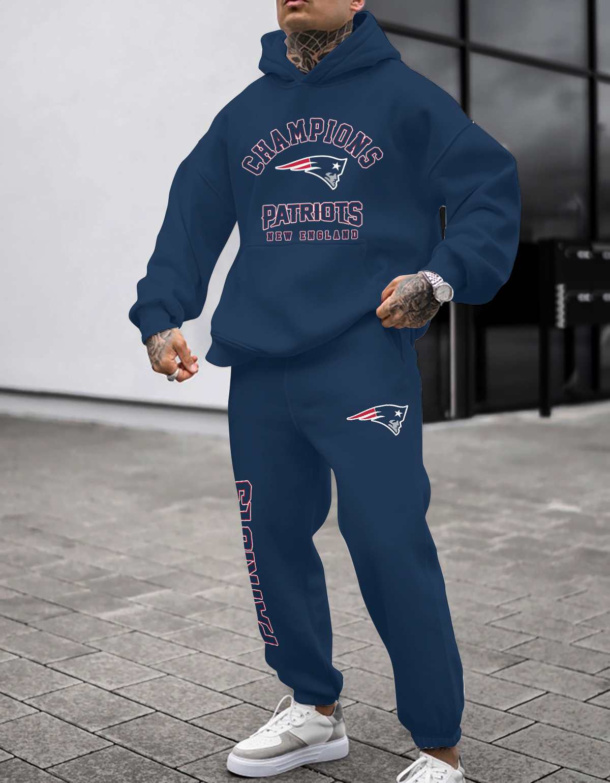 New England Patriots NFL Sport Hoodie Tracksuit Style 433