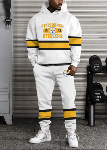 Pittsburgh Steelers NFL Sport Hoodie Tracksuit Style 438