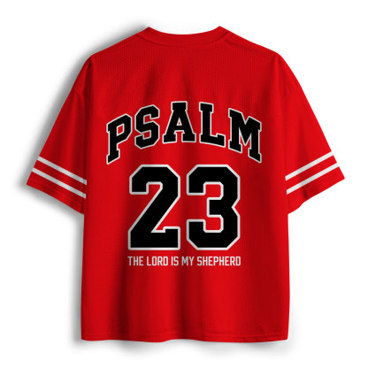 Psalm 23 The Lord Is My Shepherd Christian Mesh Jersey