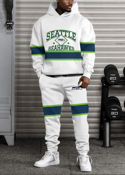 Seattle Seahawks NFL Sport Hoodie Tracksuit Style 442