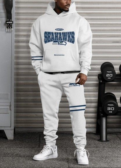 Seattle Seahawks NFL Sport Hoodie Tracksuit Style 466