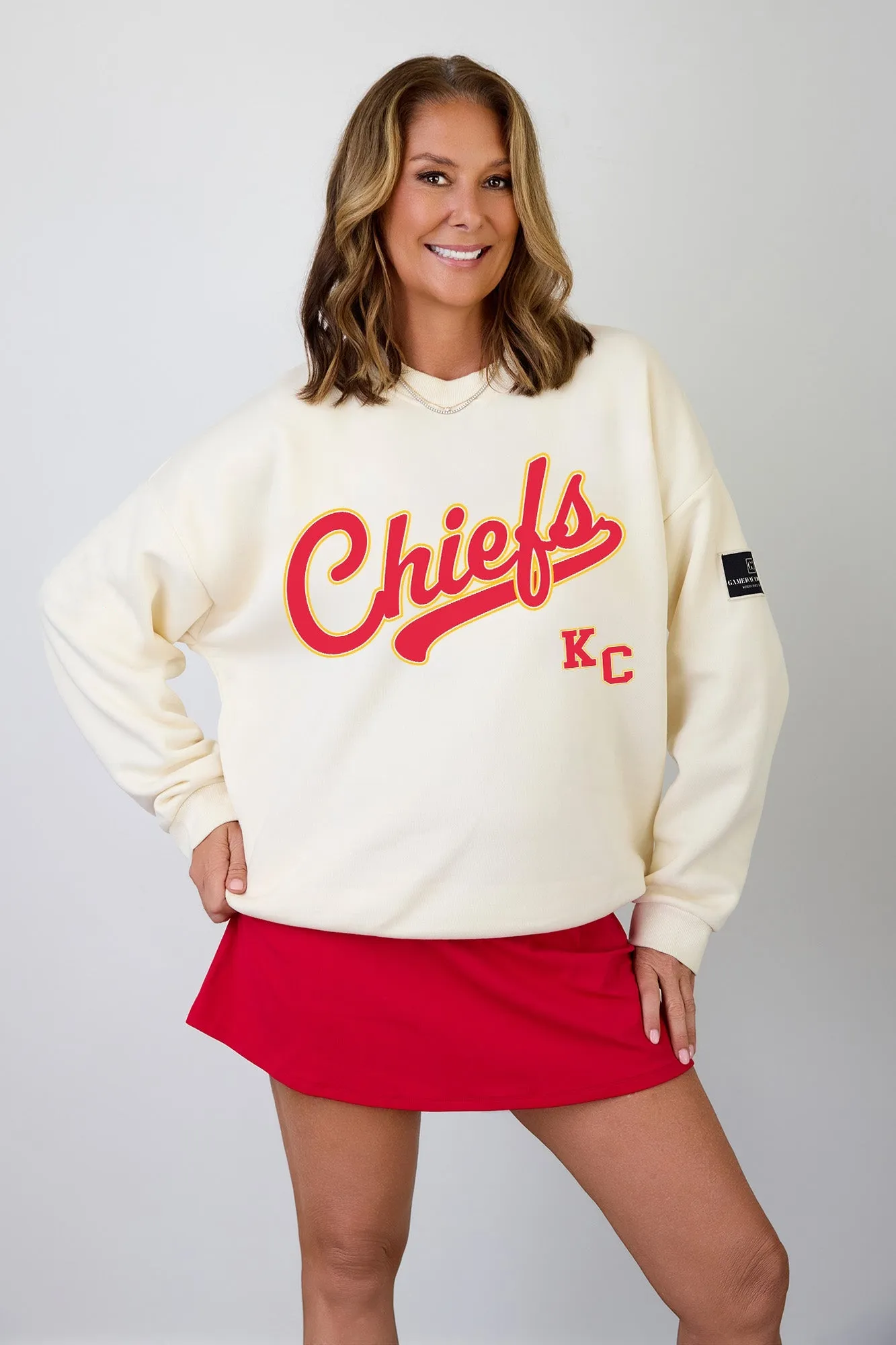 CLUTCH MOVE BLACK LABEL PREMIUM FLEECE CREW SWEATSHIRT BY RANDI MAHOMES