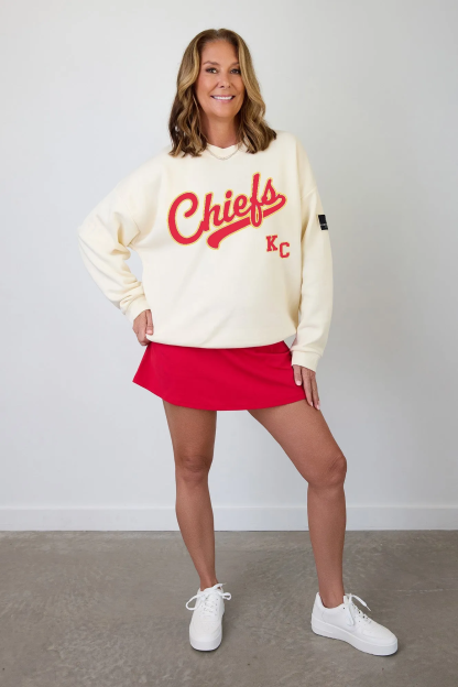 CLUTCH MOVE BLACK LABEL PREMIUM FLEECE CREW SWEATSHIRT BY RANDI MAHOMES