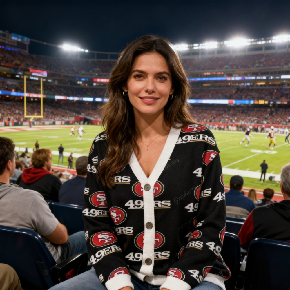 San Francisco 49ers Cardigan Sweater