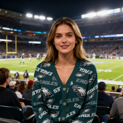 Philadelphia Eagles Cardigan Sweater