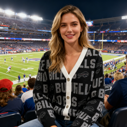 Buffalo Bills Cardigan Sweater Cardigan