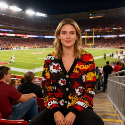 Kansas City Chiefs Cardigan Sweater