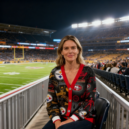 San Francisco 49ers Ugly Cardigan Sweater