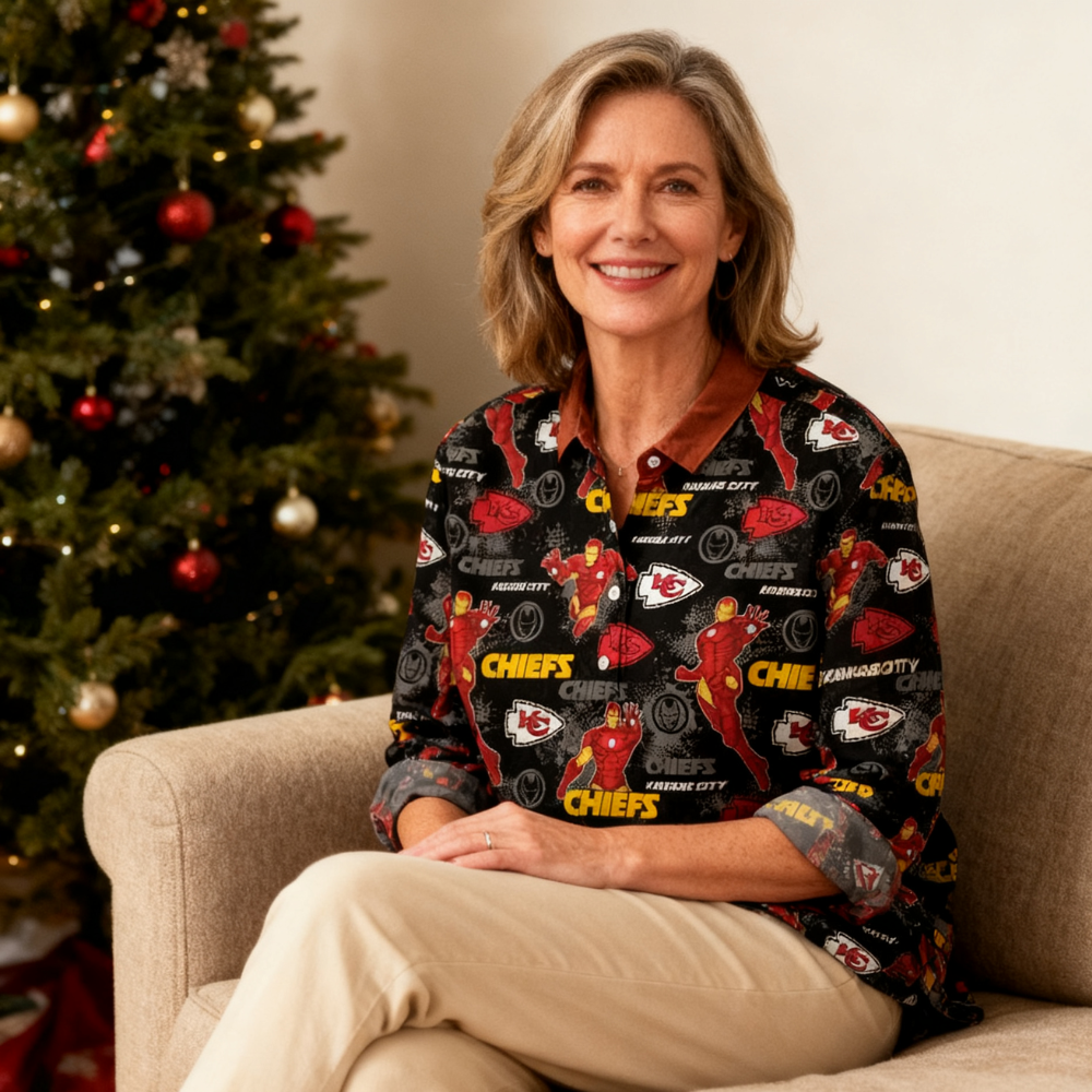 Kansas City Chiefs Printed Casual Long Sleeve Shirt