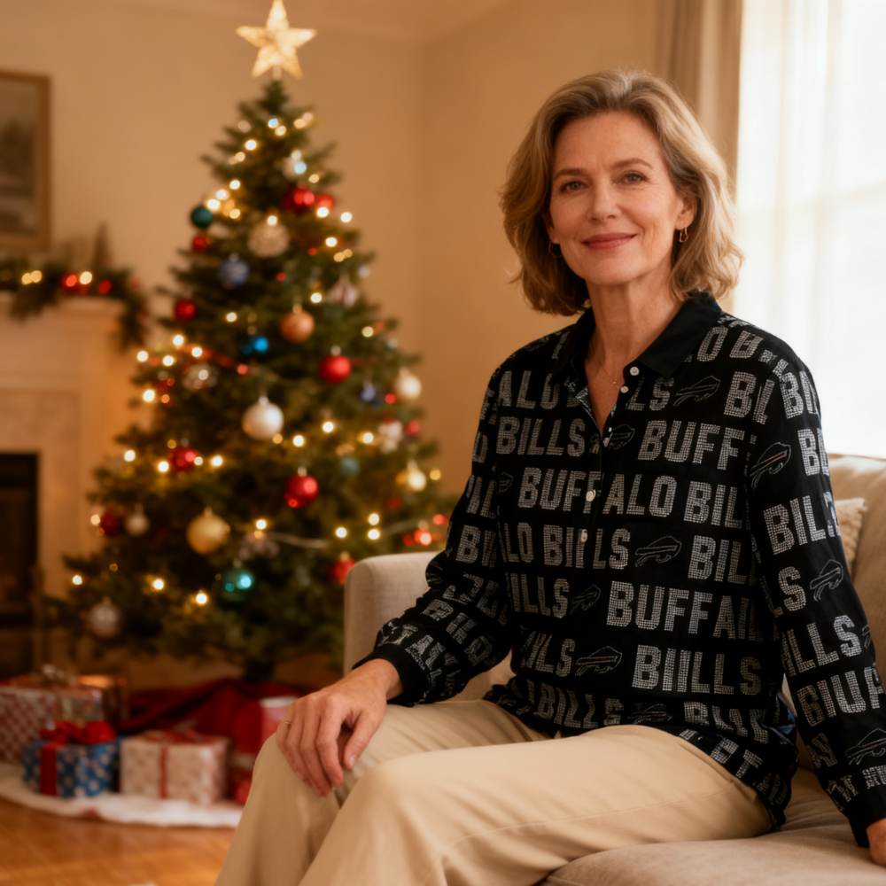 Buffalo Bills Printed Casual Long Sleeve Shirt