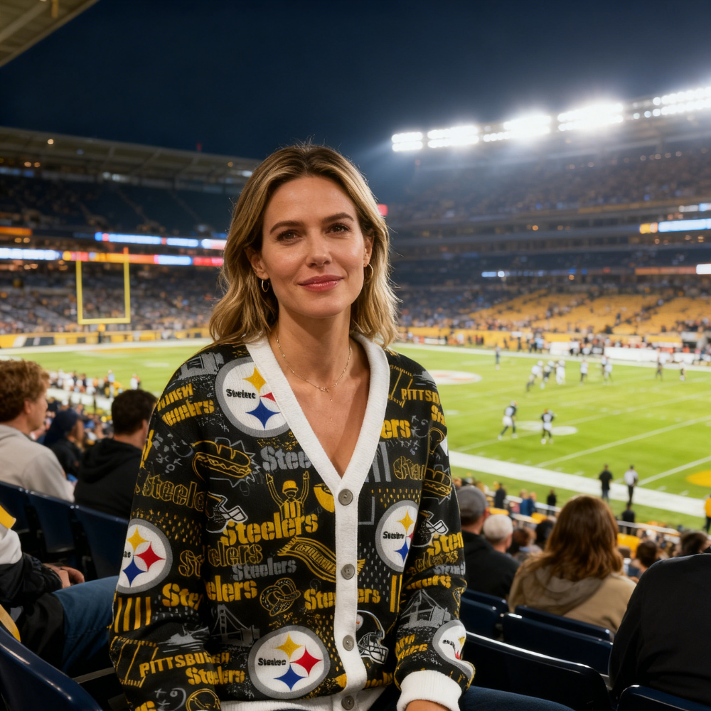 Pittsburgh Steelers Cardigan Sweater