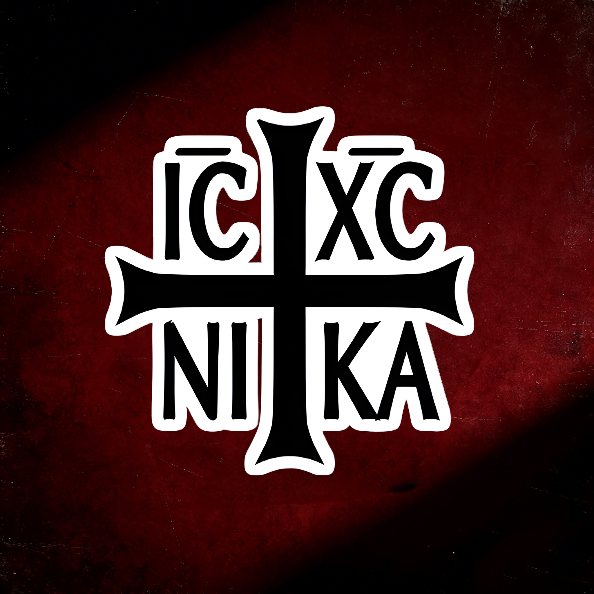 Jesus Christ Conquers Sticker