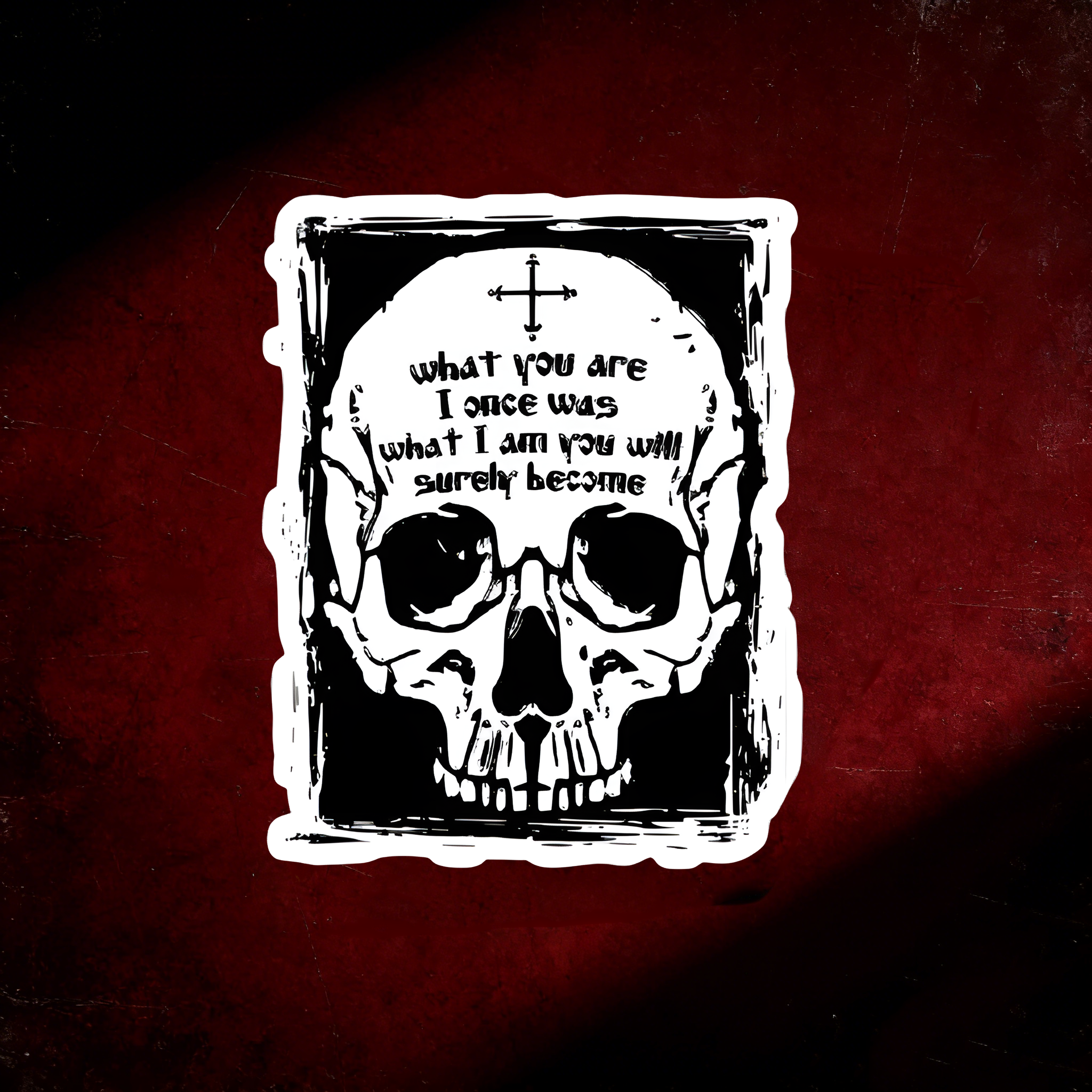 Memento Mori Sticker