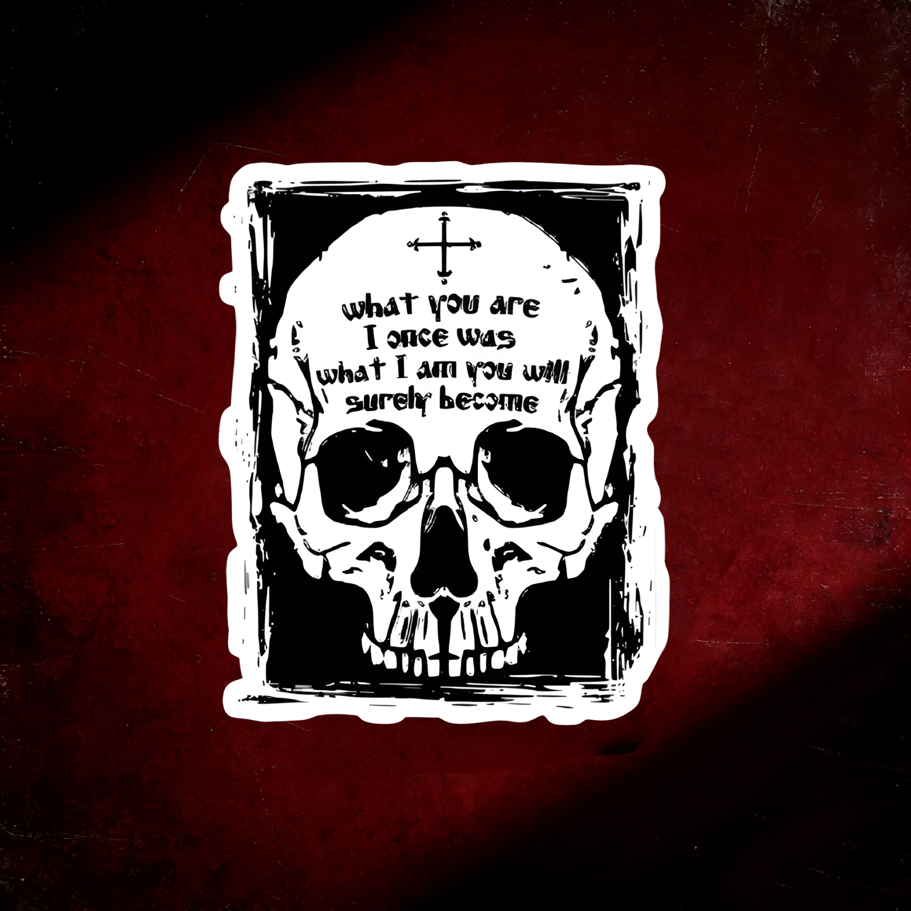 Memento Mori Sticker