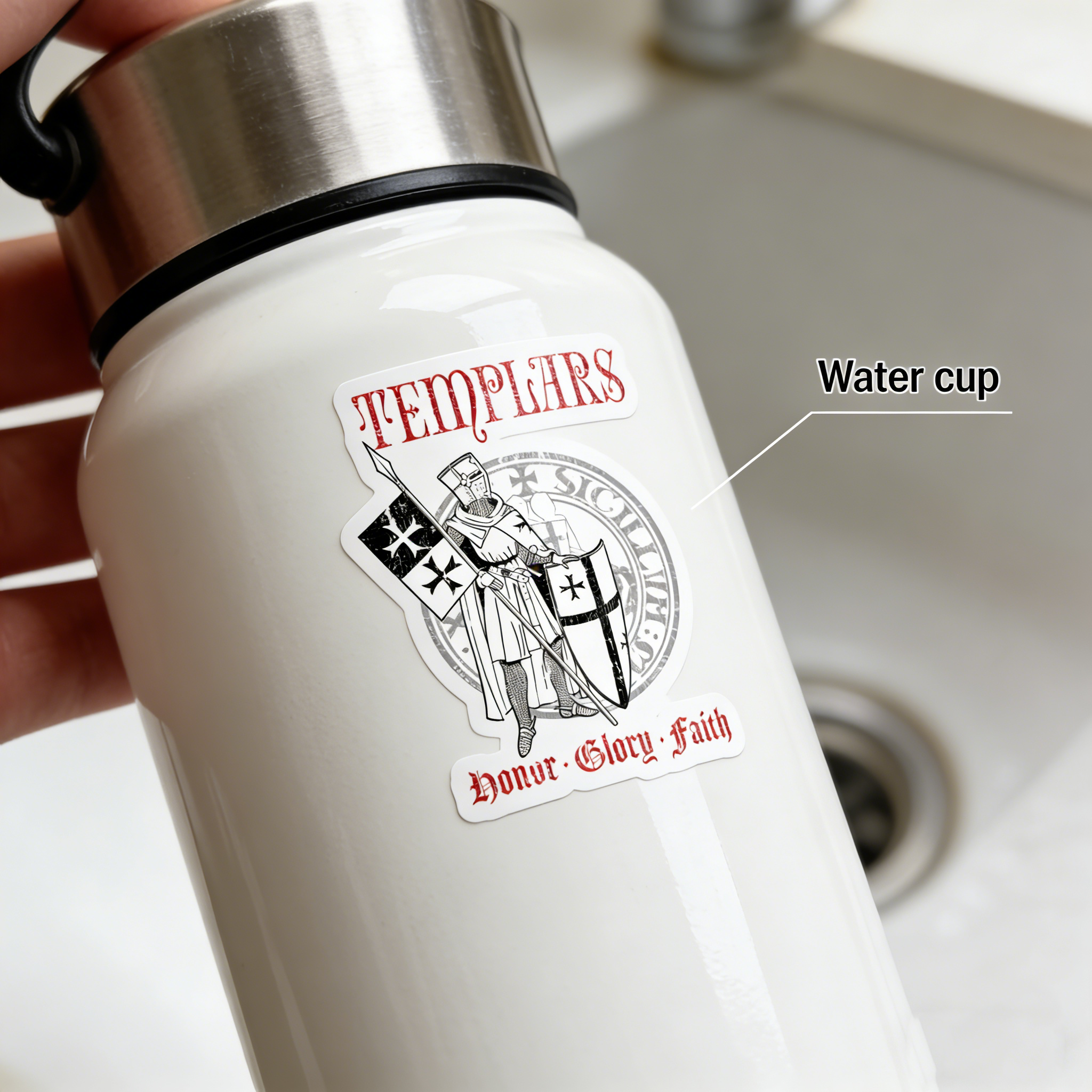 Templar Knight Sticker